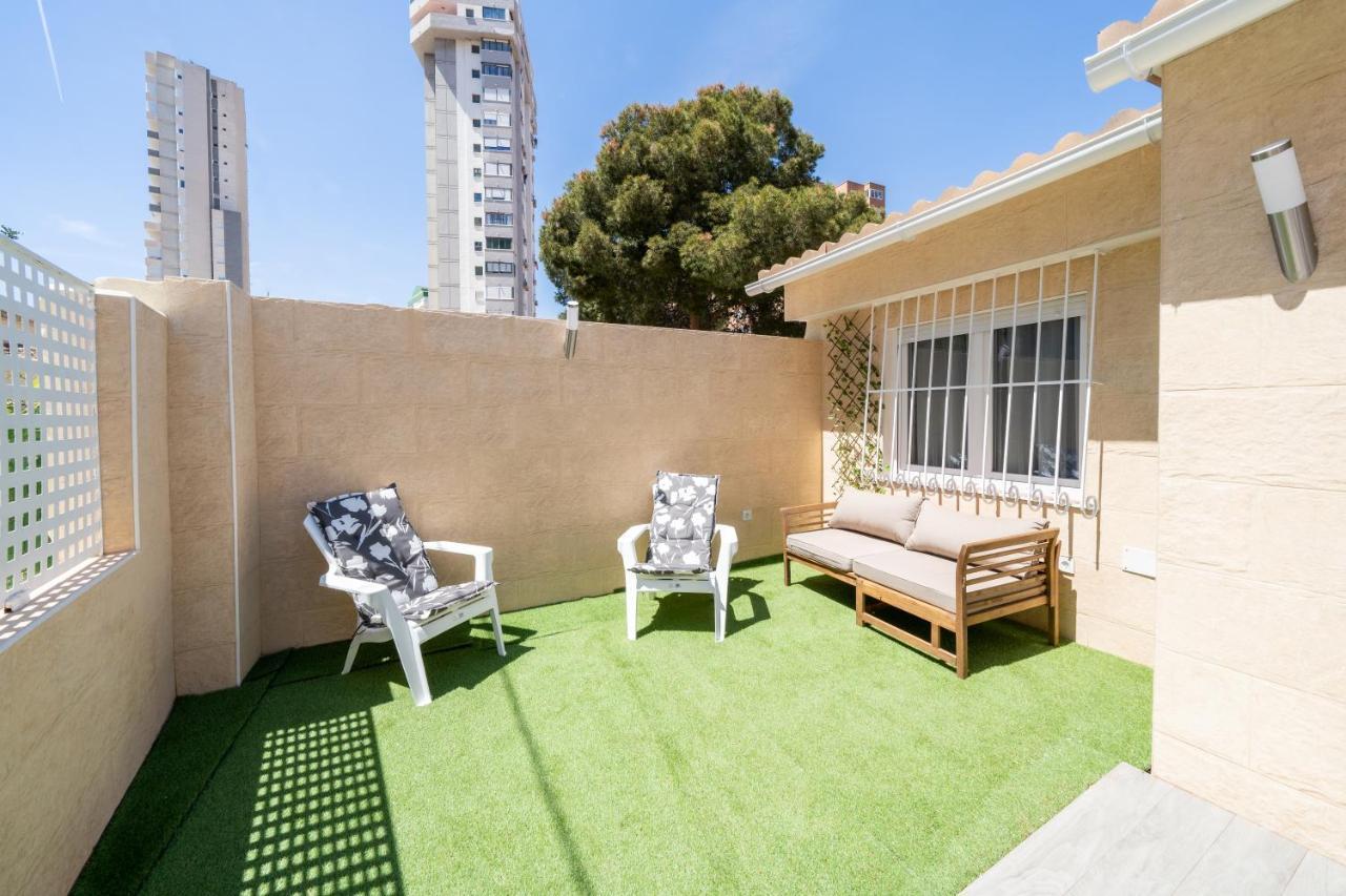 Apartamento Alma Con Terreno Privado Y Parking Compartido - A 800M De Playa Poniente Benidorm Exterior foto